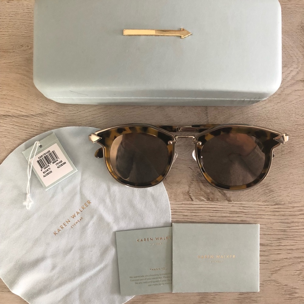Karen Walker Bounty Sunglasses in Tortoise